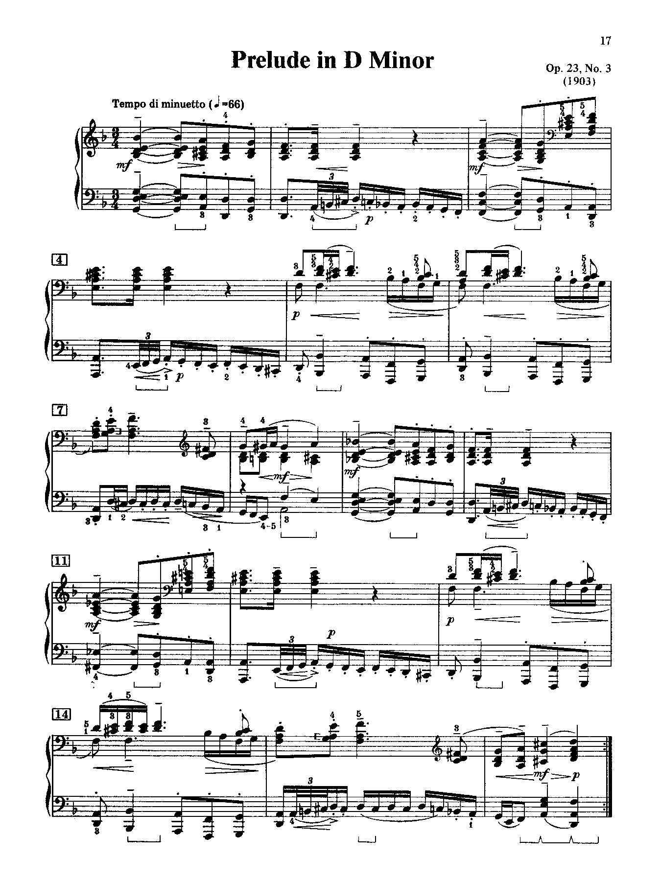 Rachmaninoff: Preludes, Opus 23