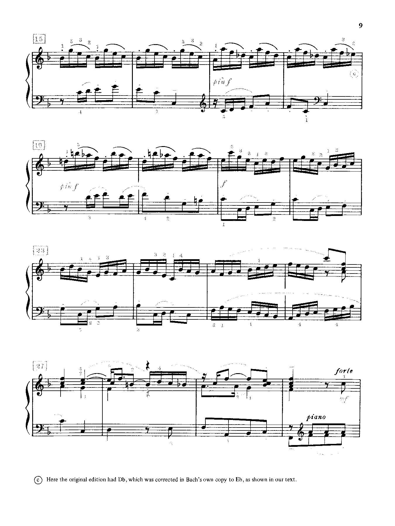 J. S. Bach: Italian Concerto