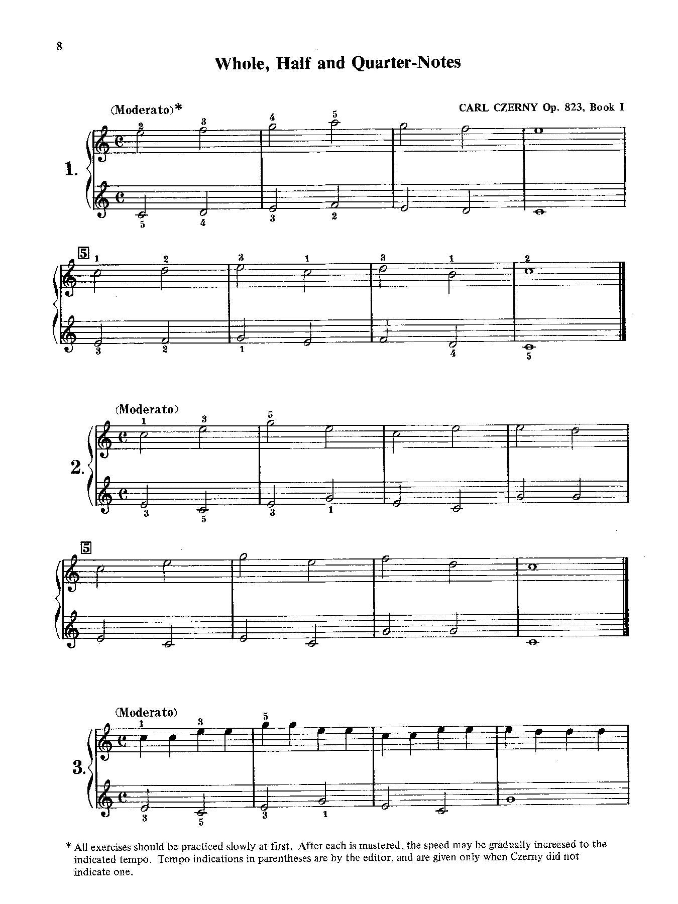 Czerny: The Young Pianist, Opus 823 (Complete)