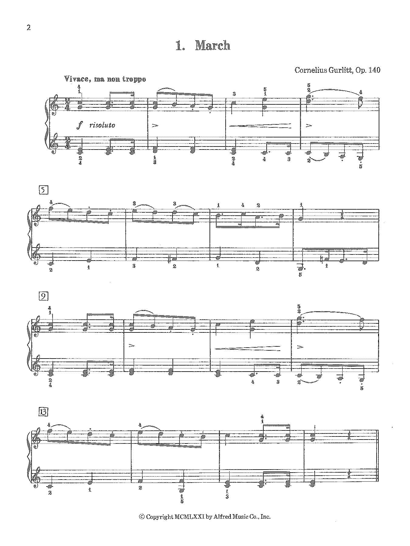 Gurlitt: Album for the Young, Opus 140