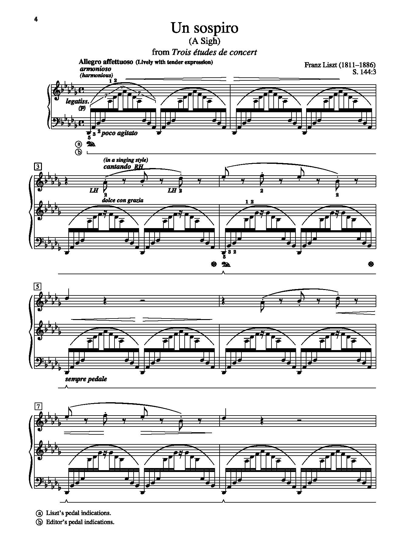 Liszt: Un sospiro, S. 144:3 (from Trois études de concert)