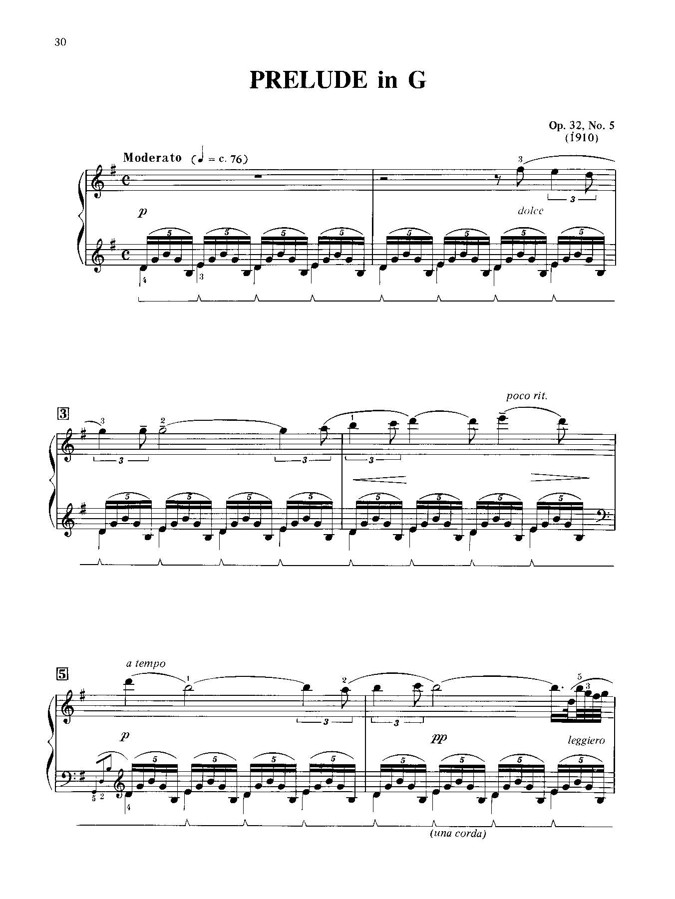 Rachmaninoff: 13 Preludes, Opus 32