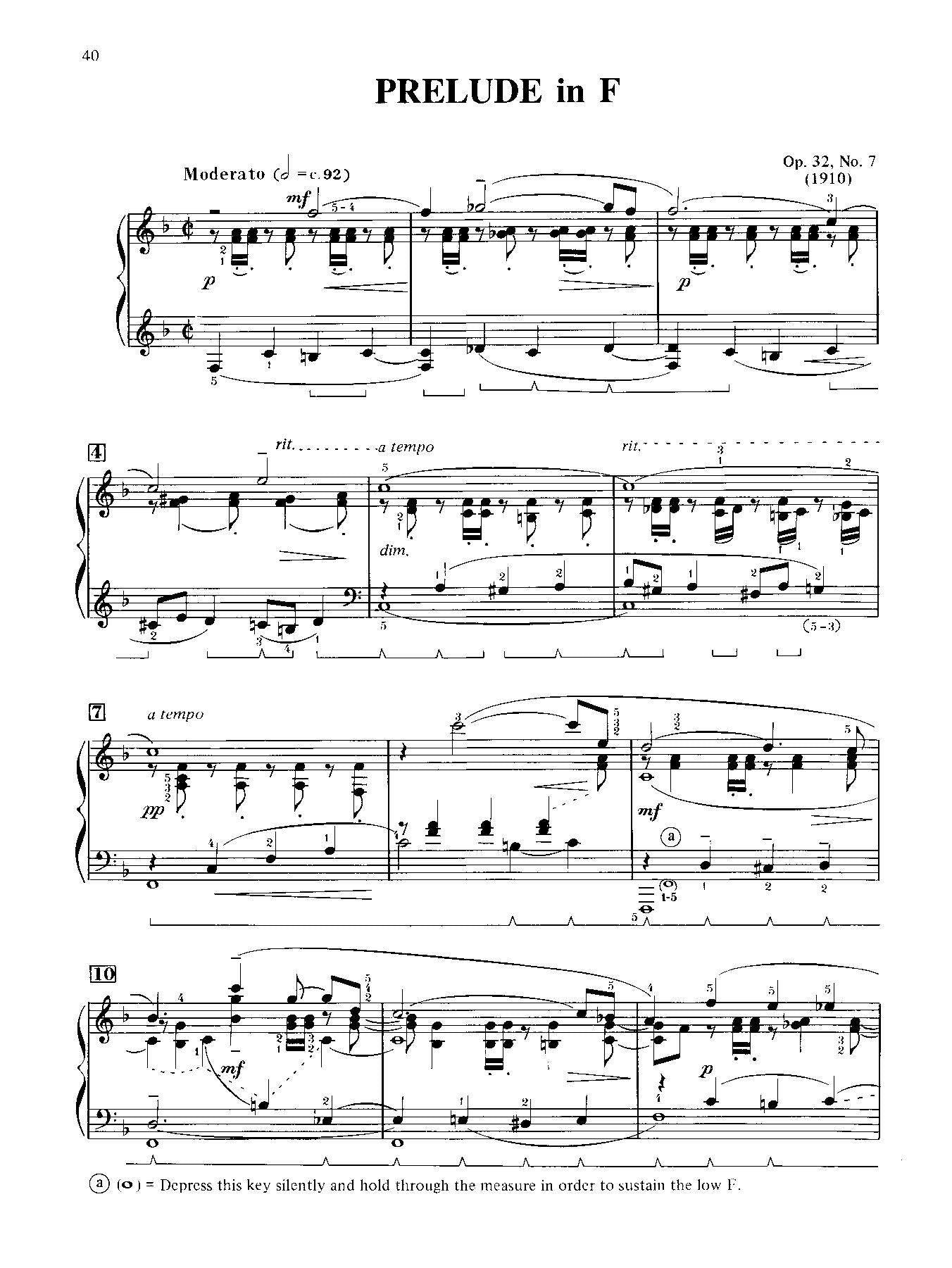 Rachmaninoff: 13 Preludes, Opus 32
