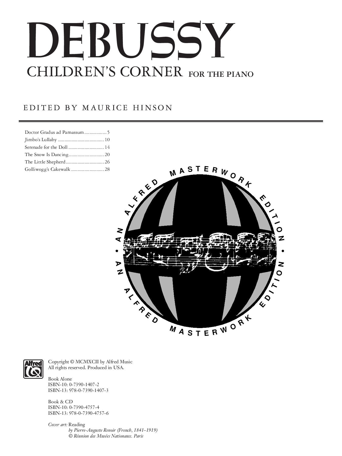 Debussy: Children's Corner for Piano