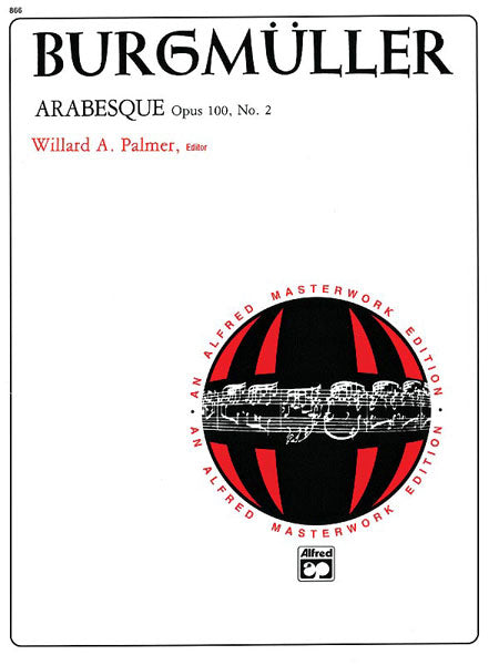 Burgmüller: Arabesque, Opus 100, No. 2 for Piano Solo