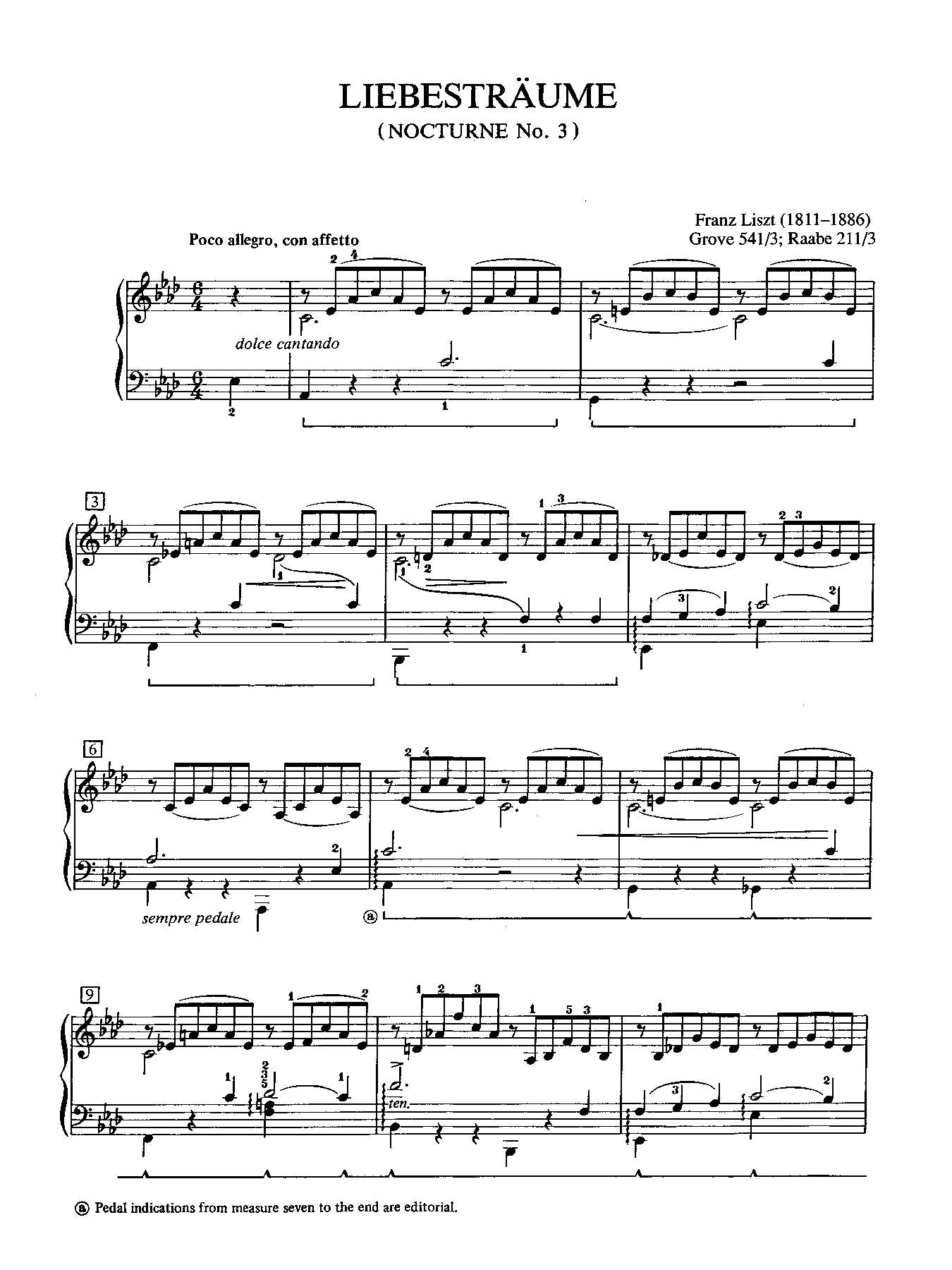 Liszt: Liebesträume