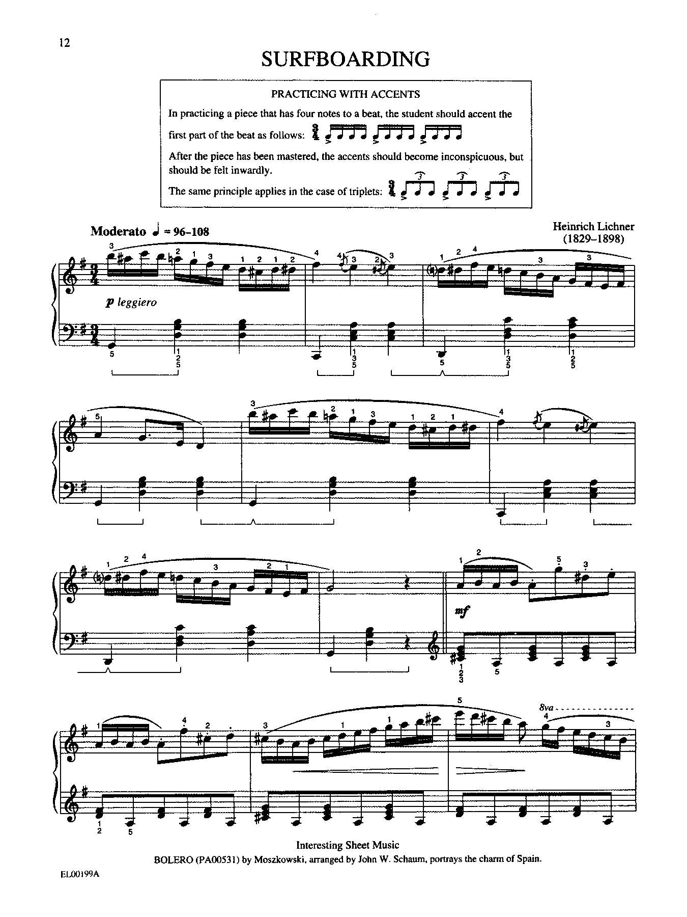 Schaum Piano Course, F - The Brown Book