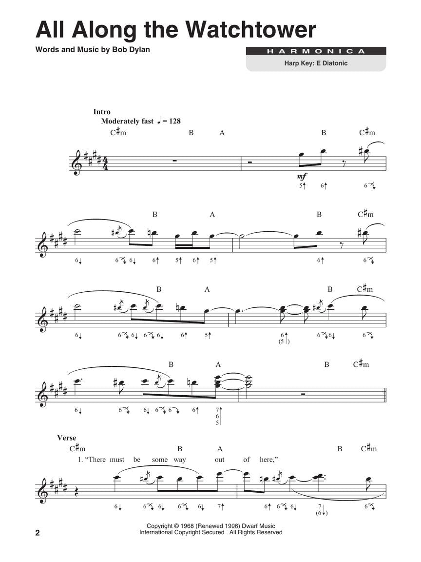 Bob Dylan, Harmonica Play-Along Volume 12