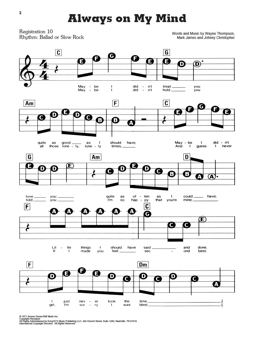 E-Z Play Piano 2, Country Sounds