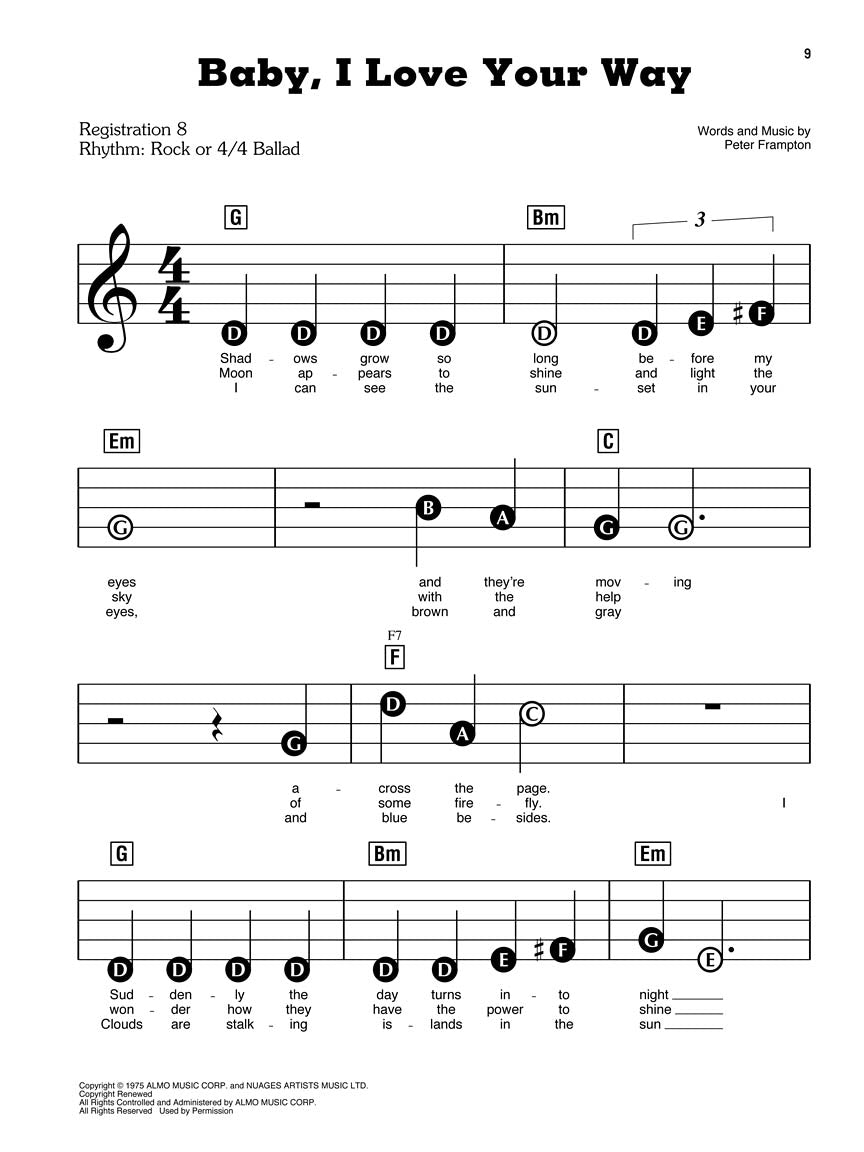 E-Z Play Piano 204, Best Easy Listening 3rd Edition