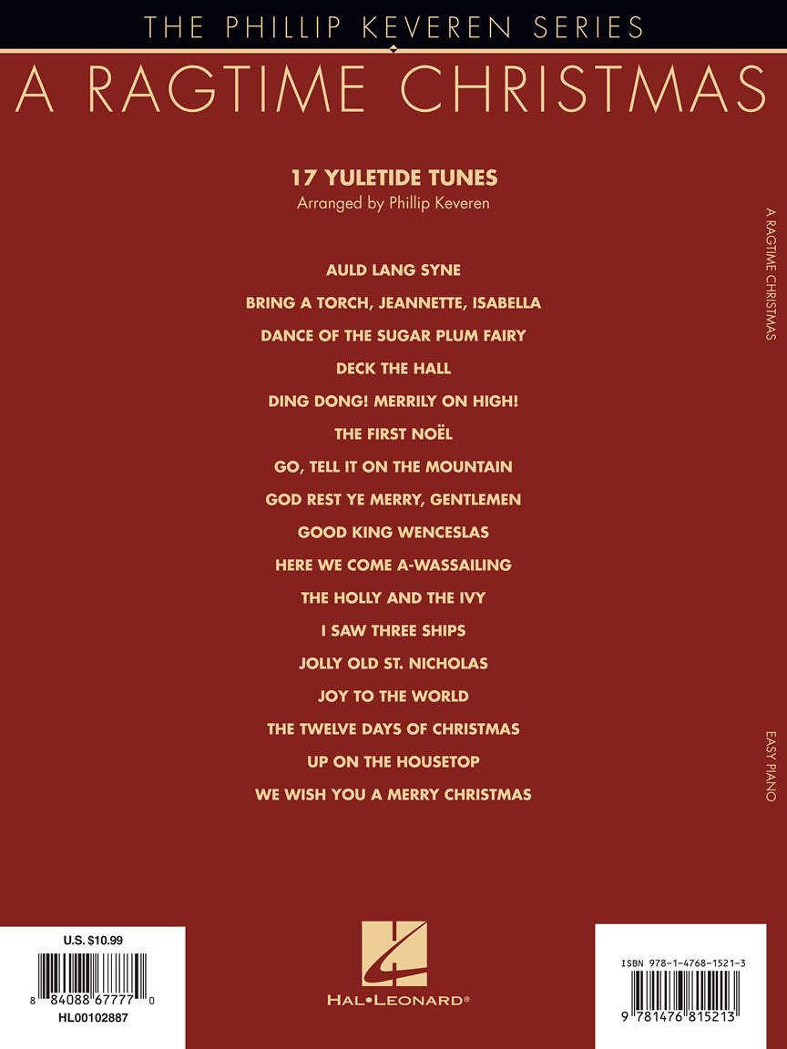 A Ragtime Christmas for Easy Classical Piano arr. Phillip Keveren