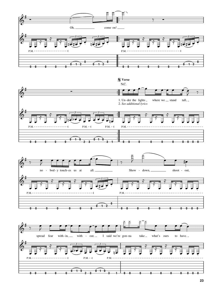 Pantera Guitar Play-Along