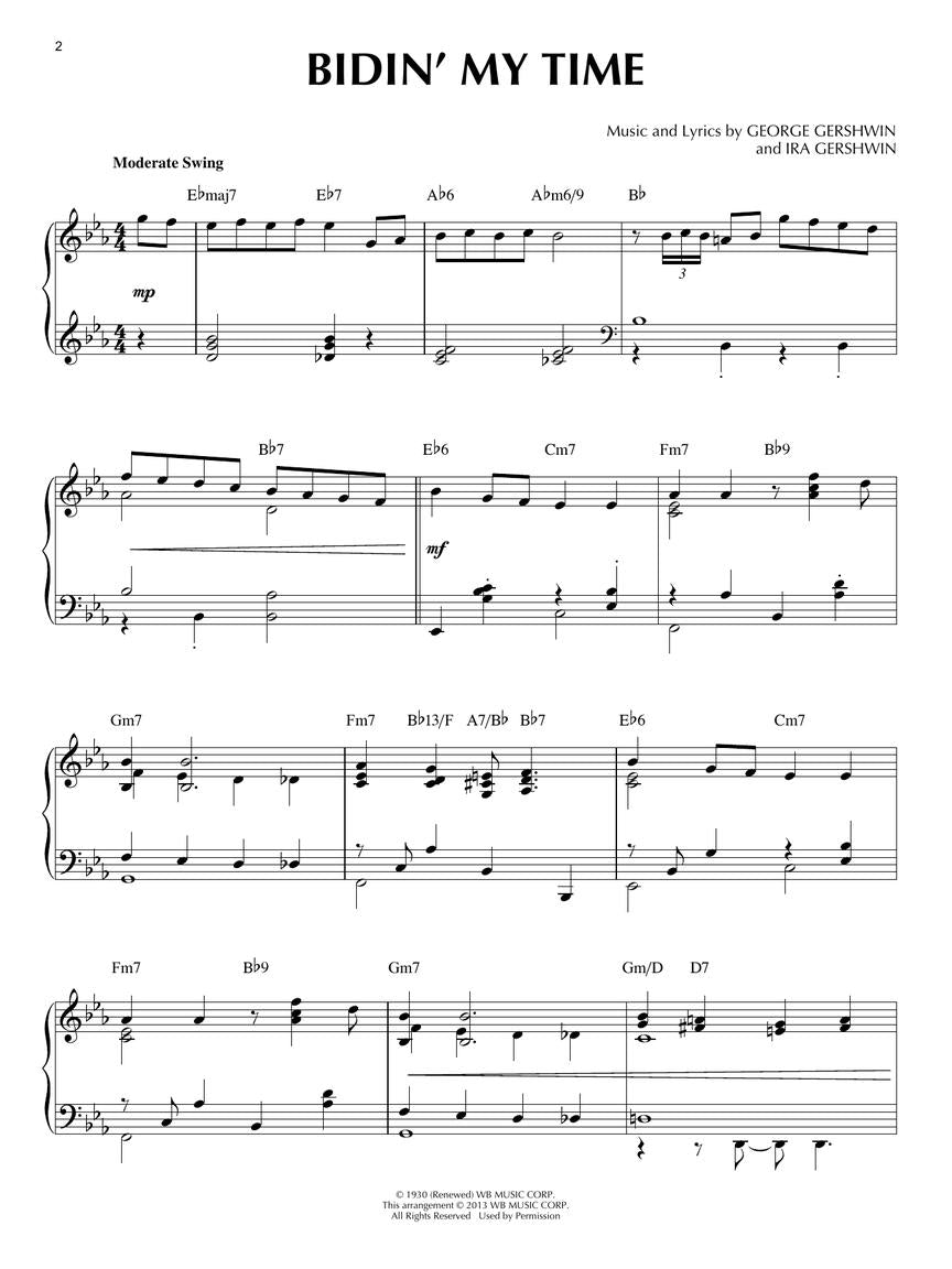 George Gershwin - Jazz Piano Solos