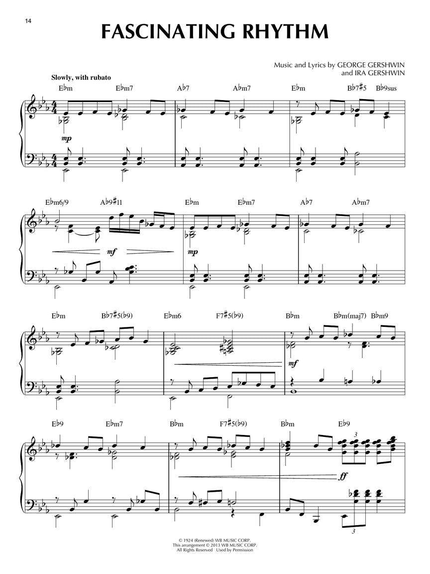 George Gershwin - Jazz Piano Solos
