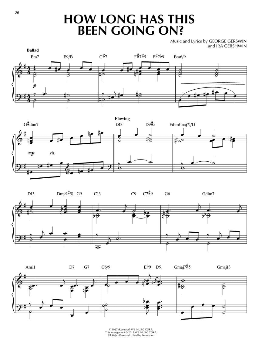 George Gershwin - Jazz Piano Solos