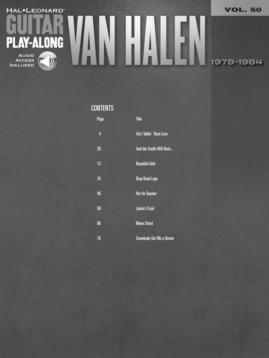 Van Halen 1978-1984 Guitar Play-Along