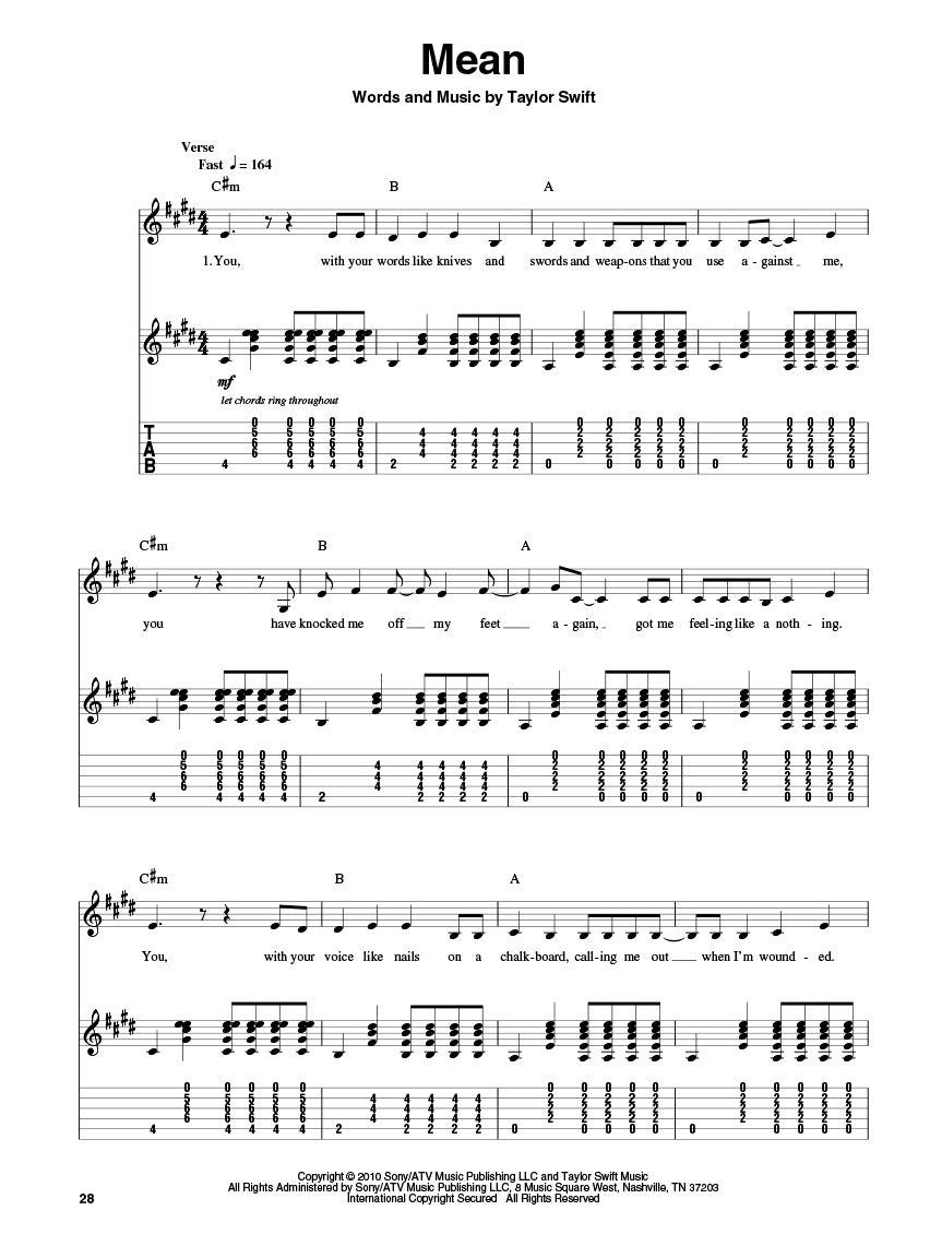 Taylor Swift, Guitar Play-Along Volume 169