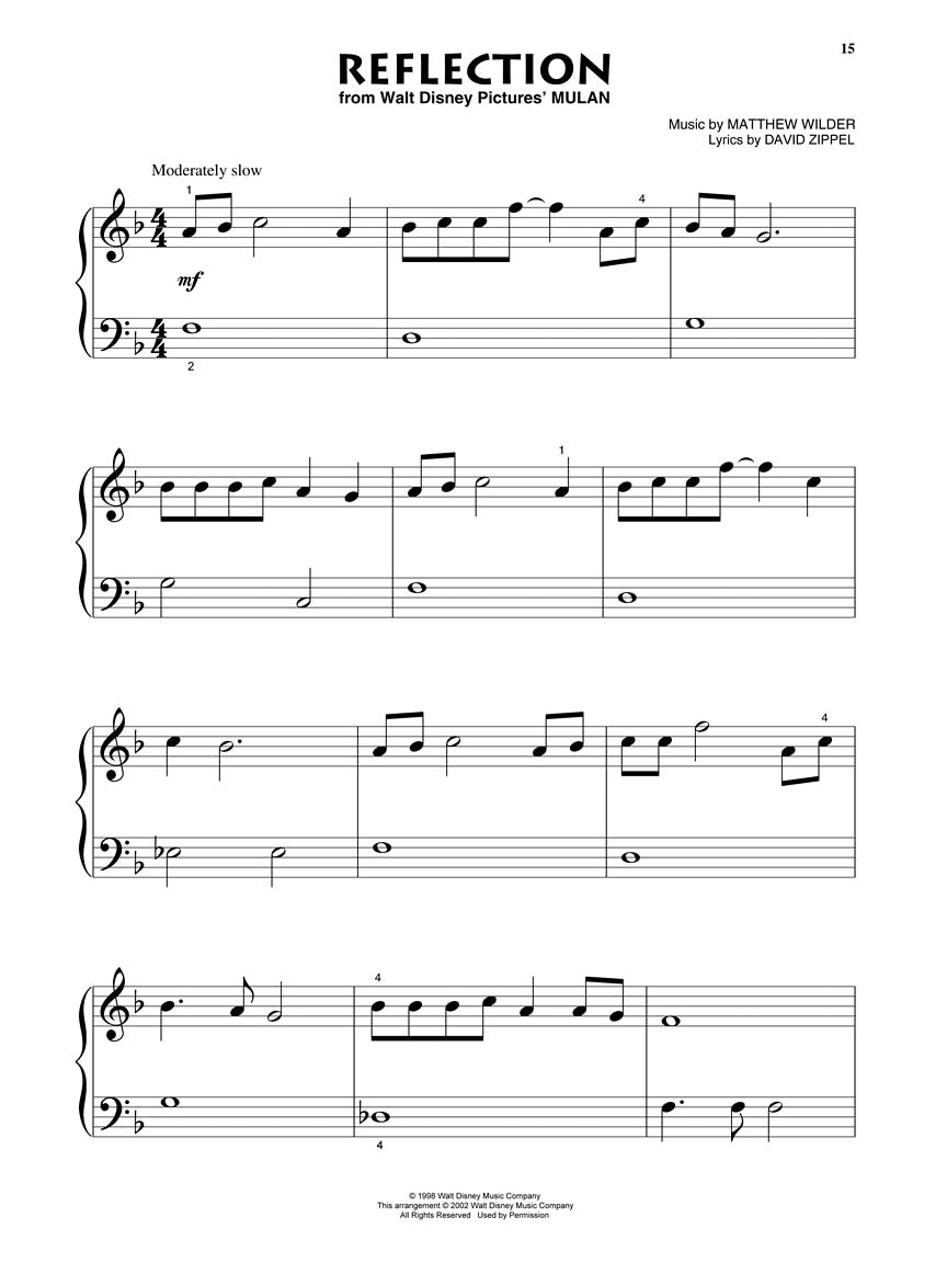 Disney Princess - Beginning Piano Solo Play-Along Volume 10