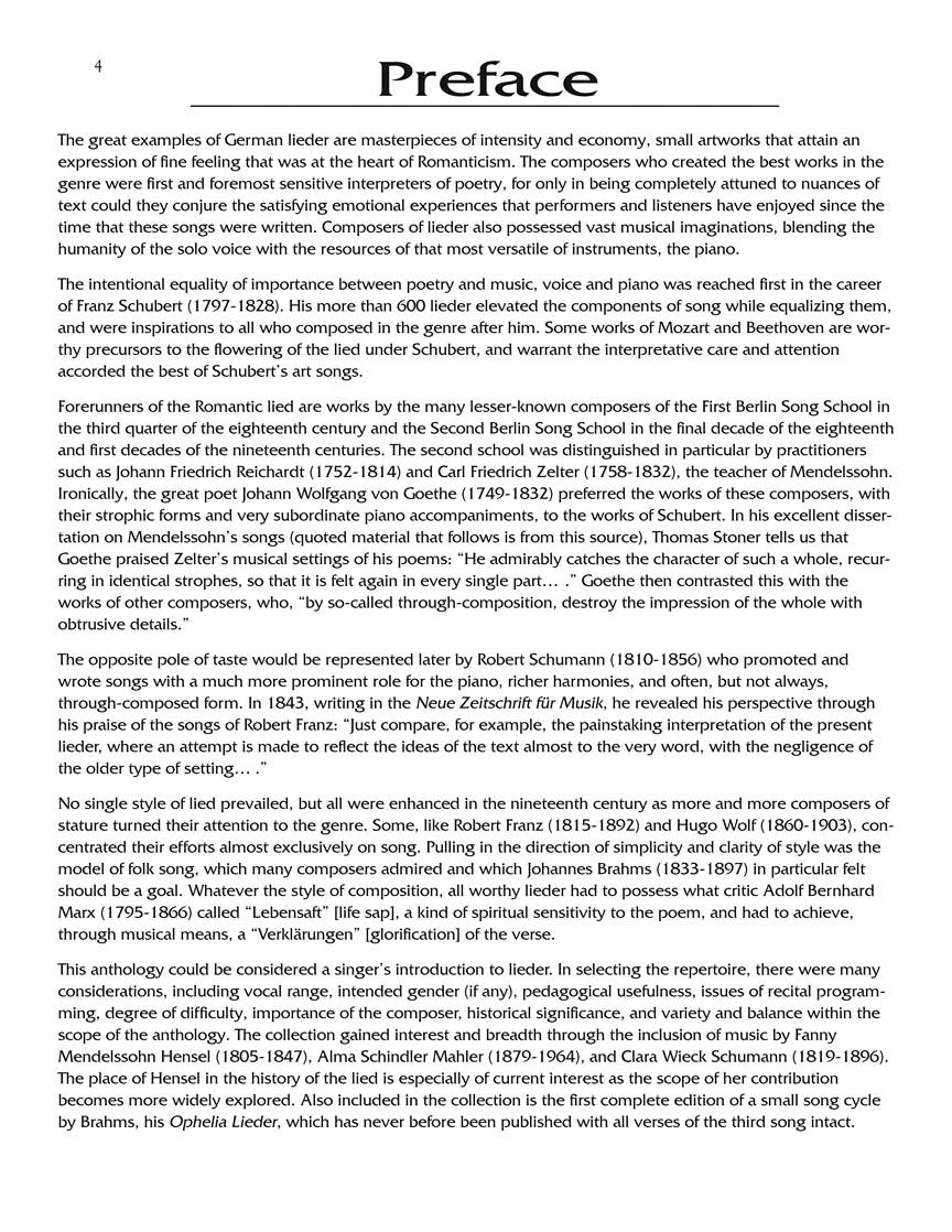 The Lieder Anthology