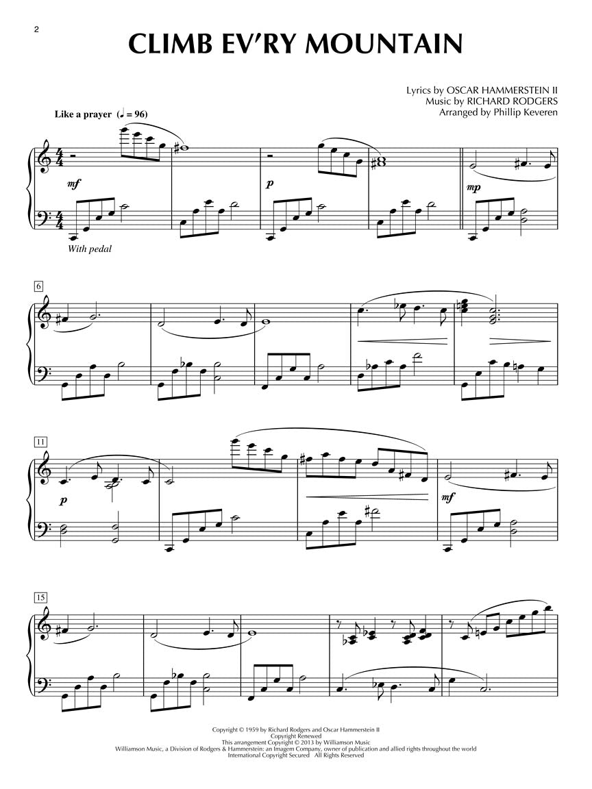 The Sound of Music For Solo Piano arr. Phillip Keveren