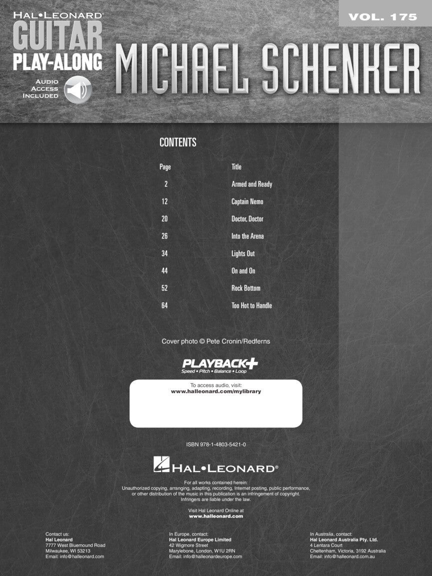 Michael Schenker Guitar Play-Along