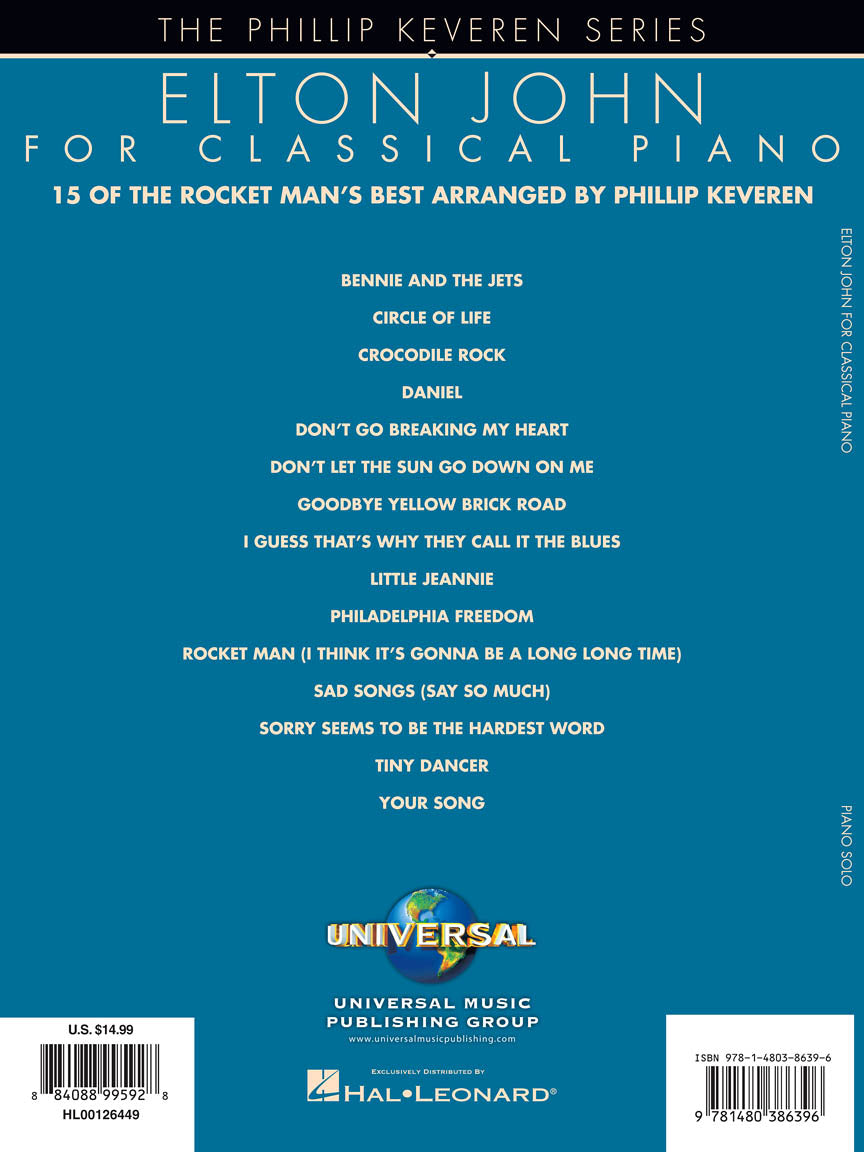 Elton John for Classical Piano arr. Phillip Keveren