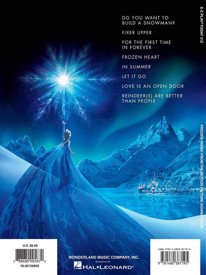 EZ Play Piano 212, Frozen Movie Soundtrack