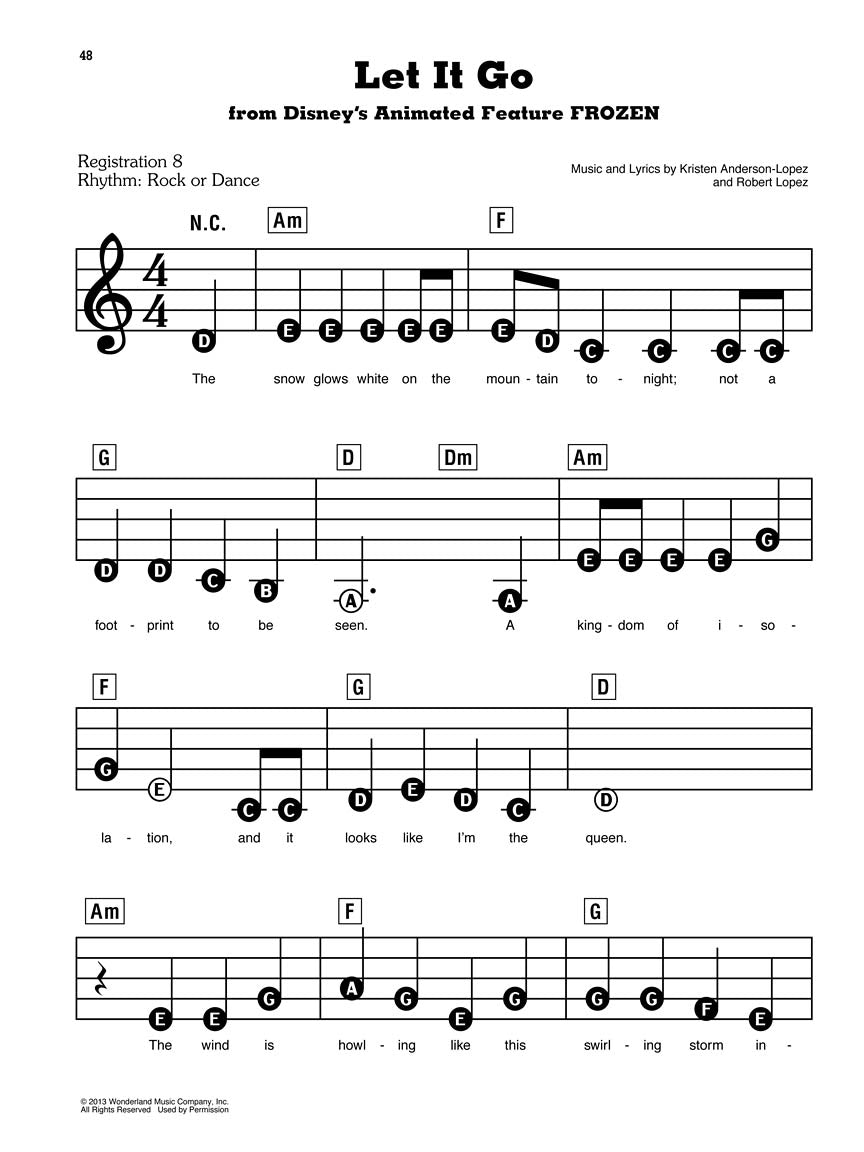 E-Z Play Piano 106, 20 Top Hits