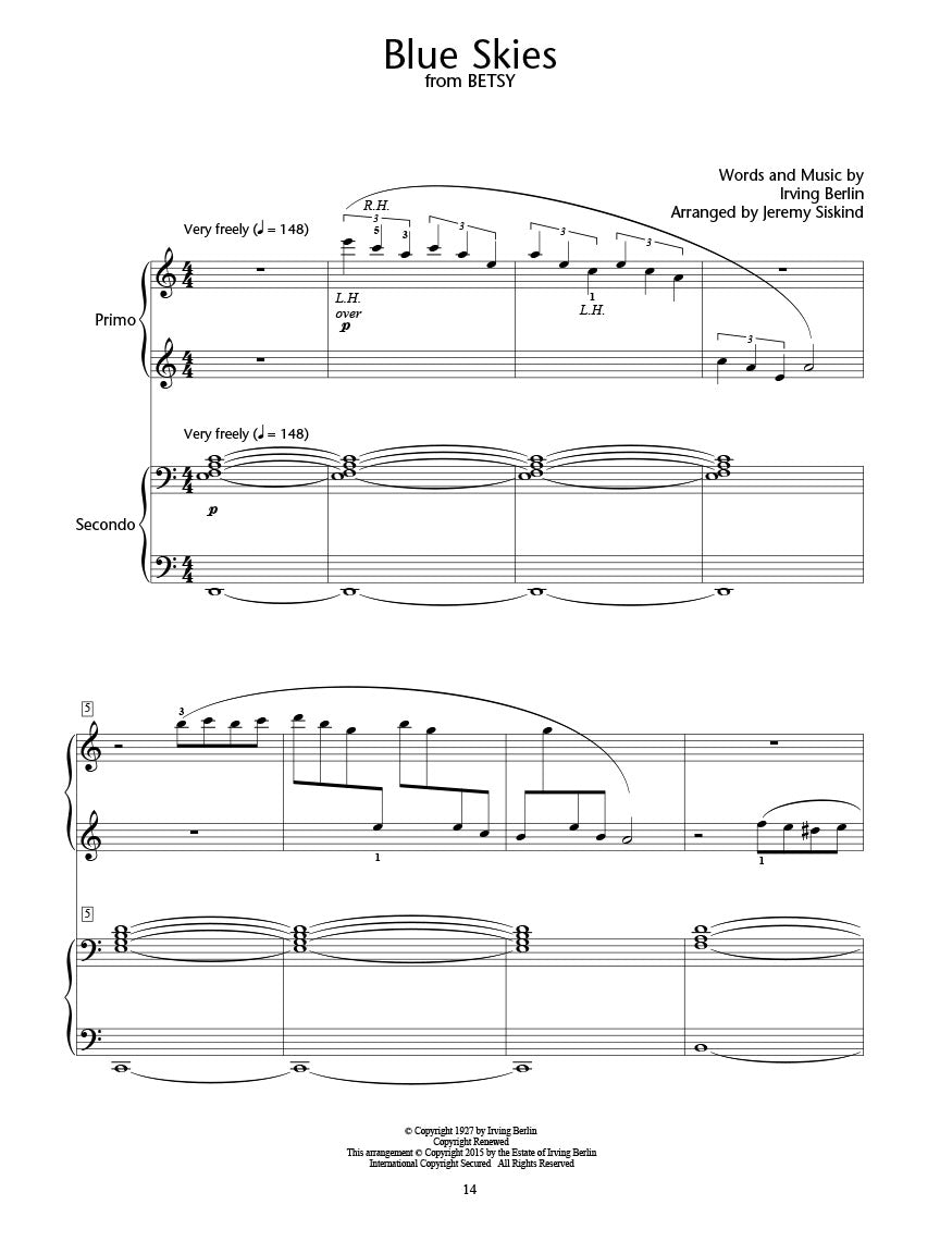 Jazz Hits for Piano Duet (Intermediate)