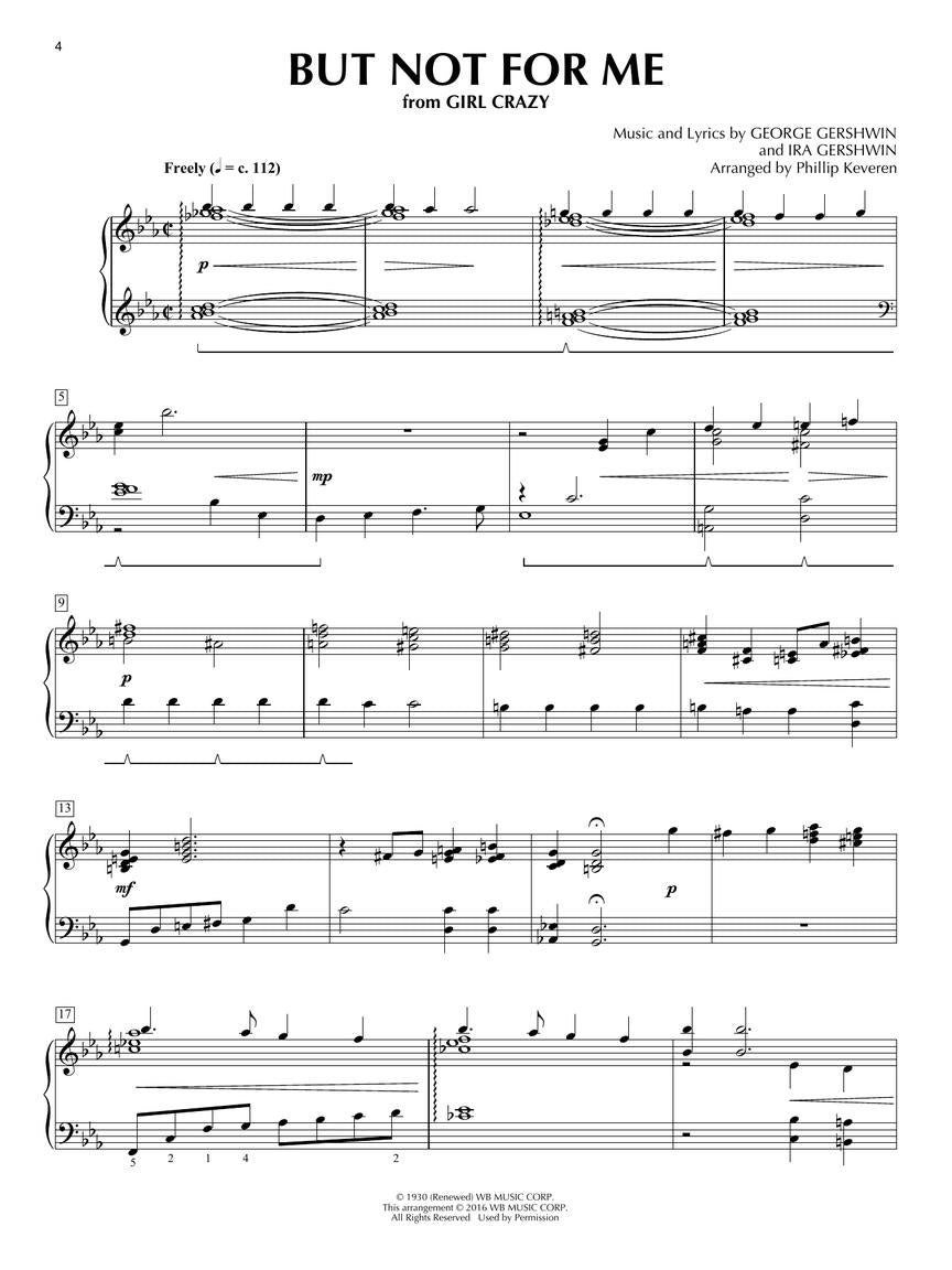 The Gershwin Collection for Piano Solo arr. Phillip Keveren