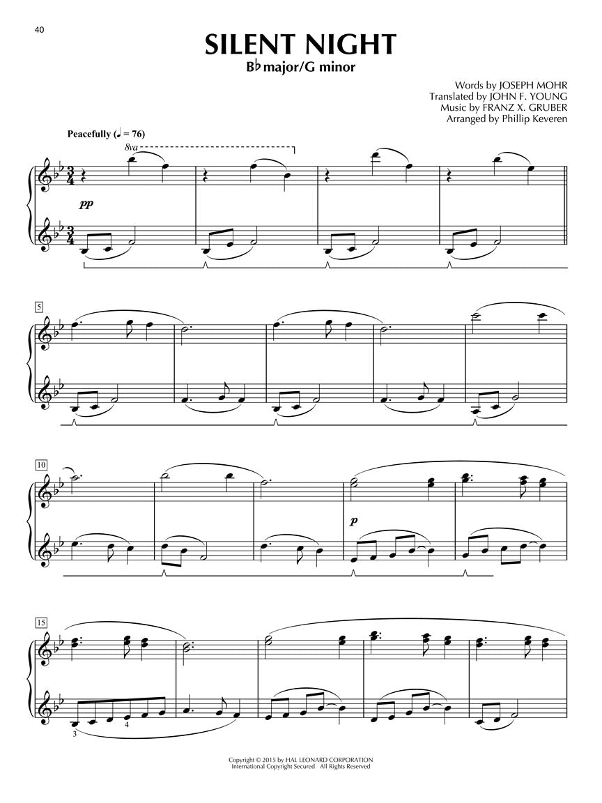 The Twelve Keys of Christmas for Solo Piano arr. Phillip Keveren