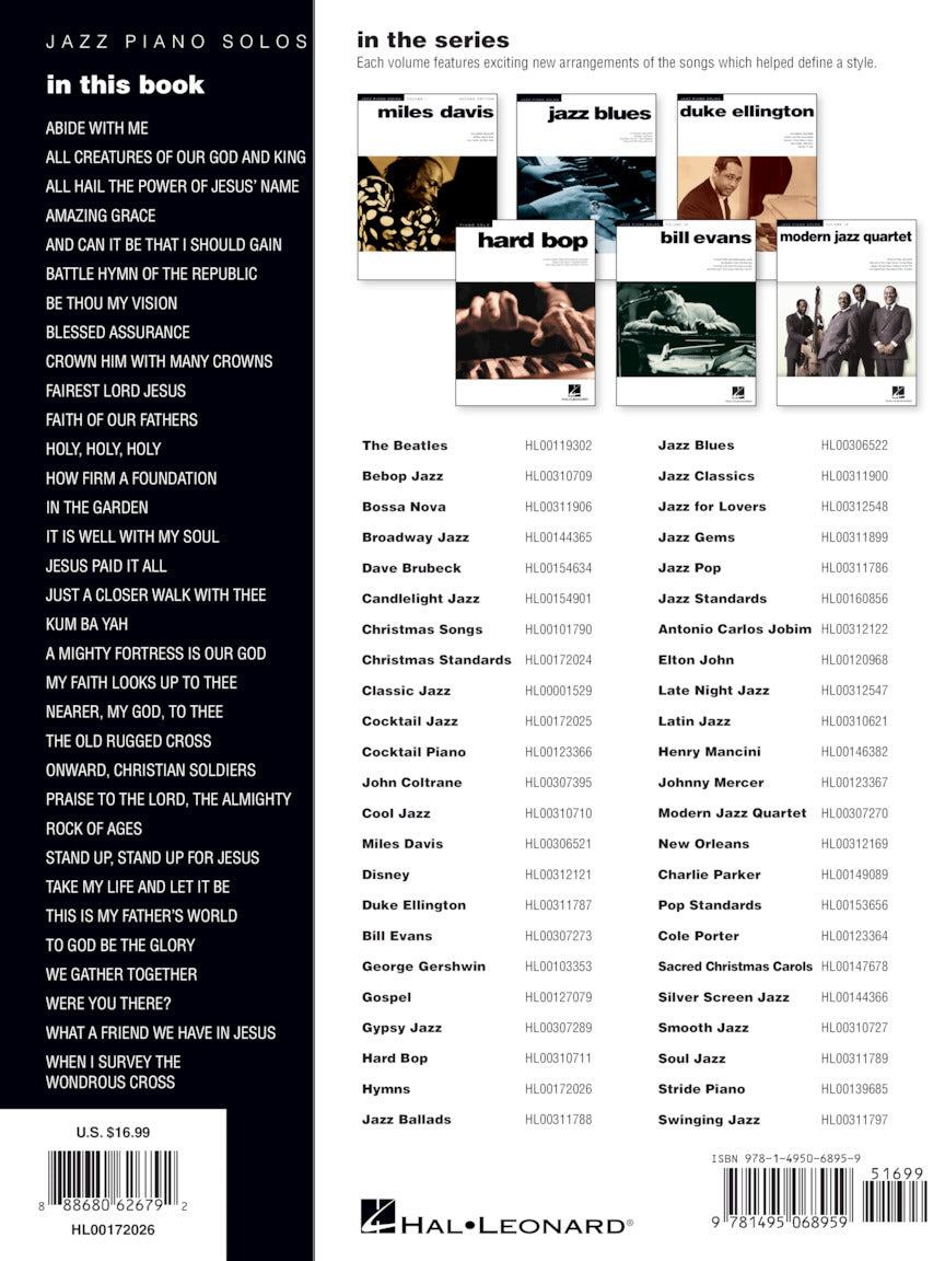 Hymns - Jazz Piano Solos