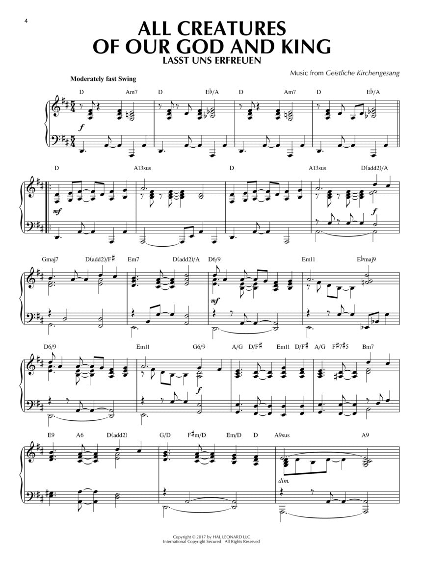 Hymns - Jazz Piano Solos