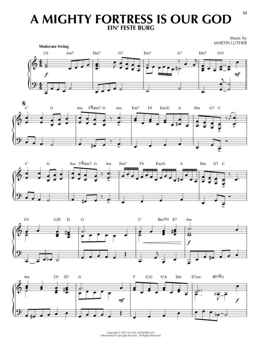 Hymns - Jazz Piano Solos