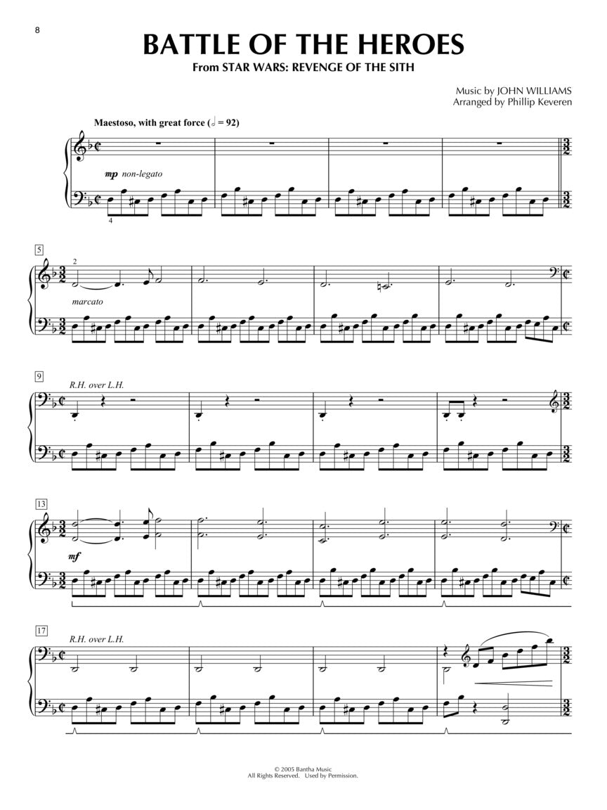 Star Wars for Solo Piano arr. Phillip Keveren
