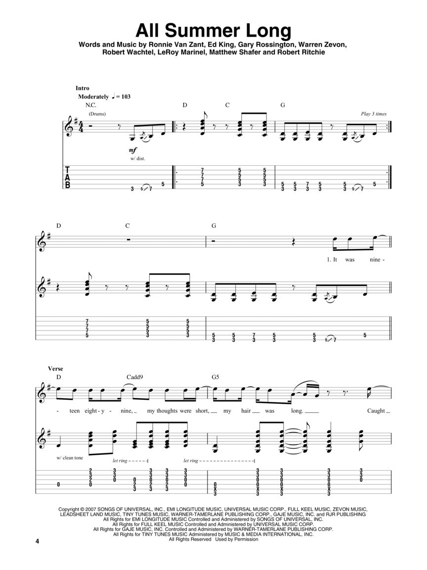 Best Country Hits Guitar Play-Along