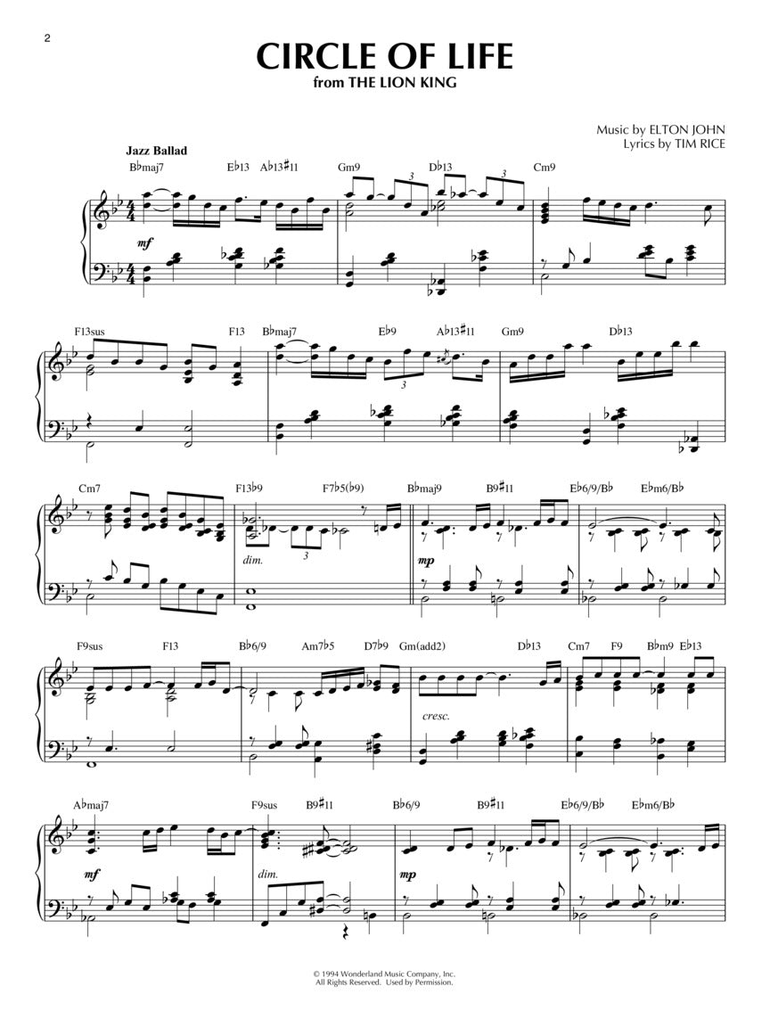 Disney Favourites - Jazz Piano Solos