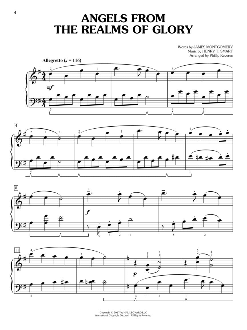 Christmas Carols for Easy Classical Piano arr. Phillip Keveren