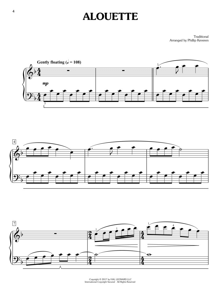 Songs from Childhood for Easy Classical Piano arr. Phillip Keveren