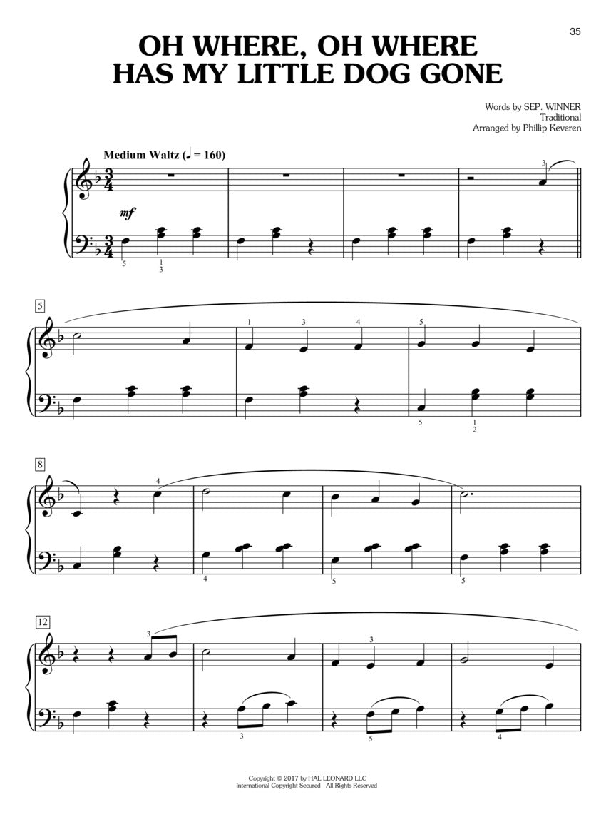 Songs from Childhood for Easy Classical Piano arr. Phillip Keveren