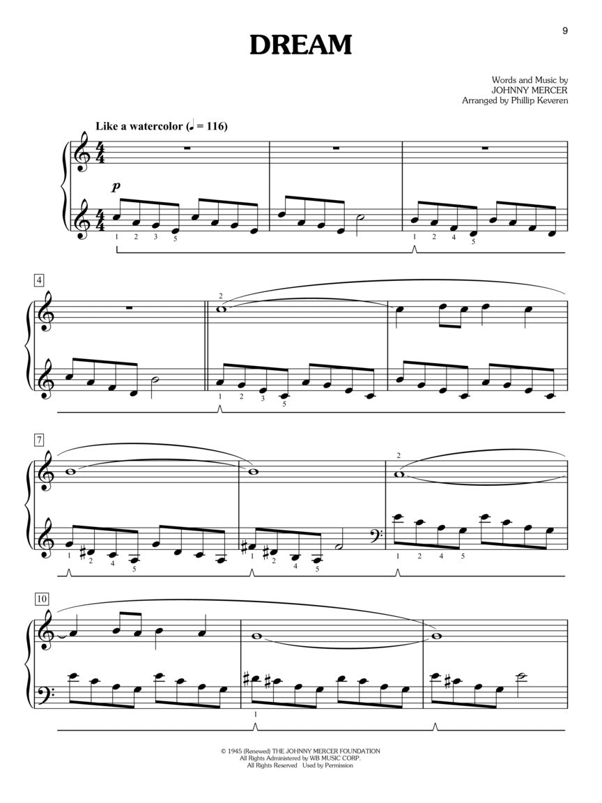 The Most Beautiful Songs for Easy Classical Piano arr. Phillip Keveren