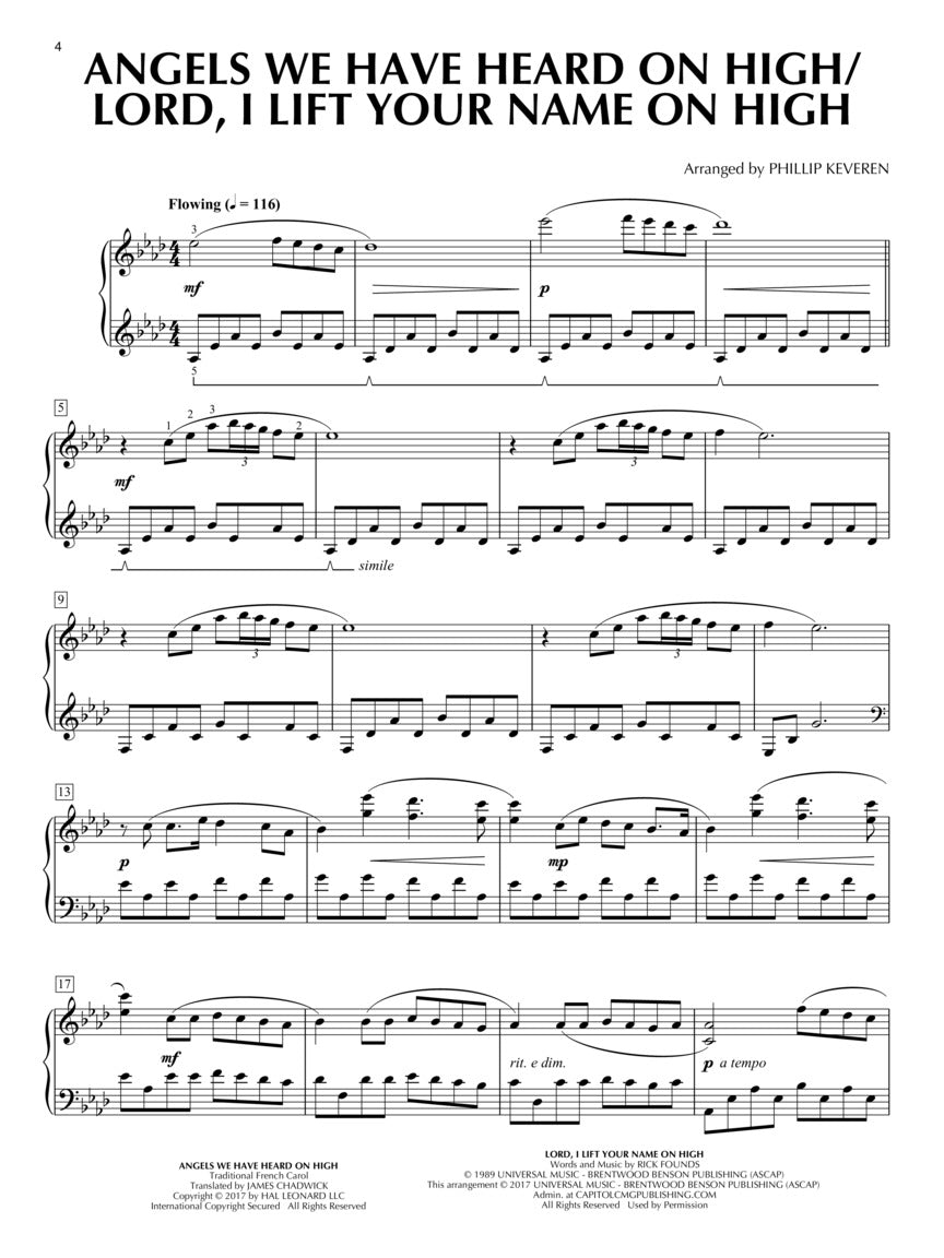 Christmas Praise Hymns for Piano Soloist arr. Phillip Keveren