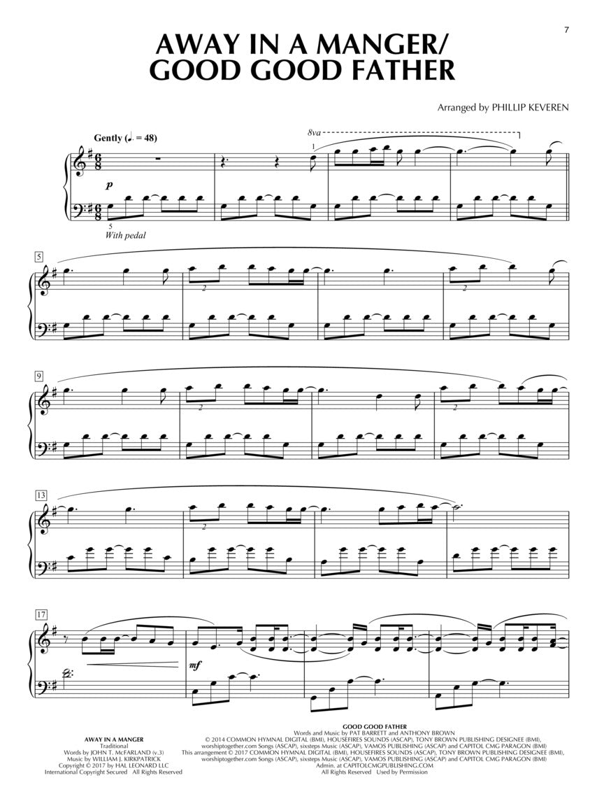 Christmas Praise Hymns for Piano Soloist arr. Phillip Keveren
