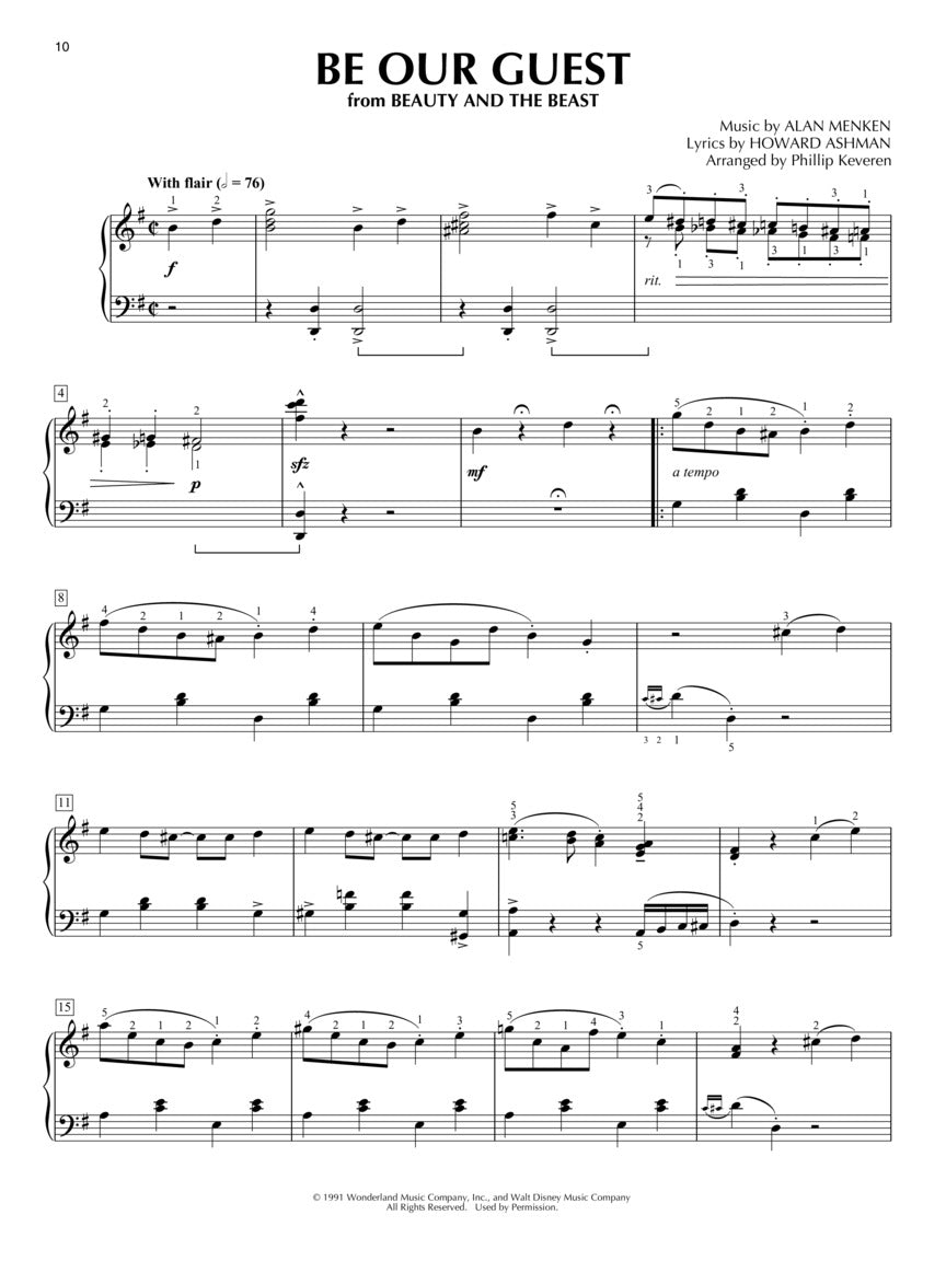Disney Songs for Ragtime Piano arr. Phillip Keveren