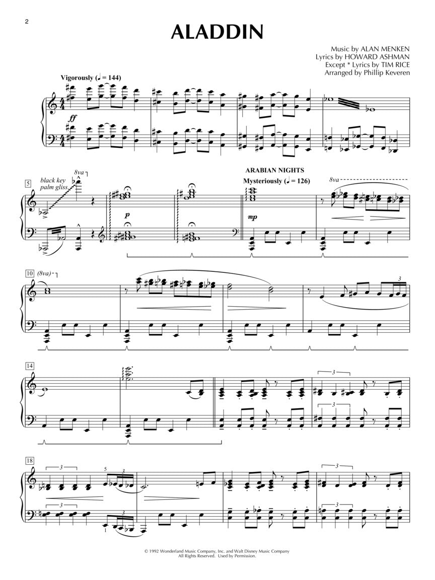 Disney Recital Suites arr. Phillip Keveren