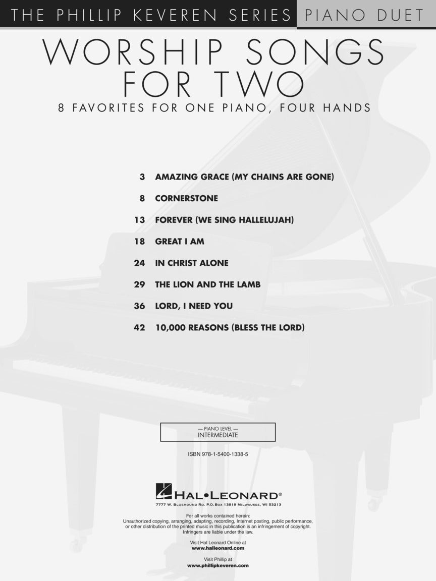 Worship Songs for Two arr. Phillip Keveren