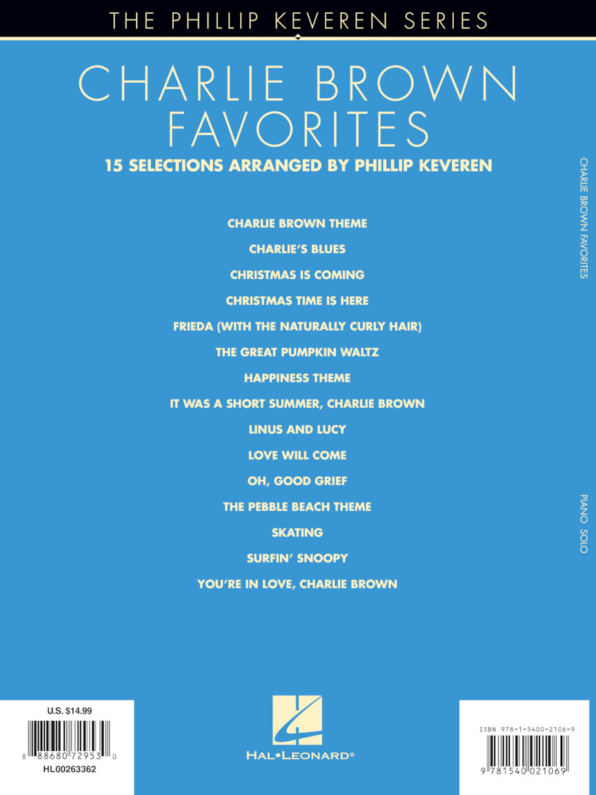 Charlie Brown Favourites for Piano Soloist arr. Phillip Keveren