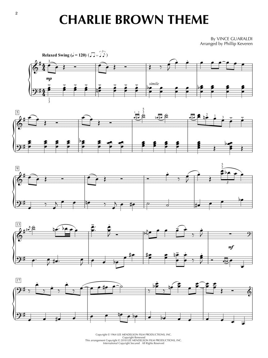 Charlie Brown Favourites for Piano Soloist arr. Phillip Keveren