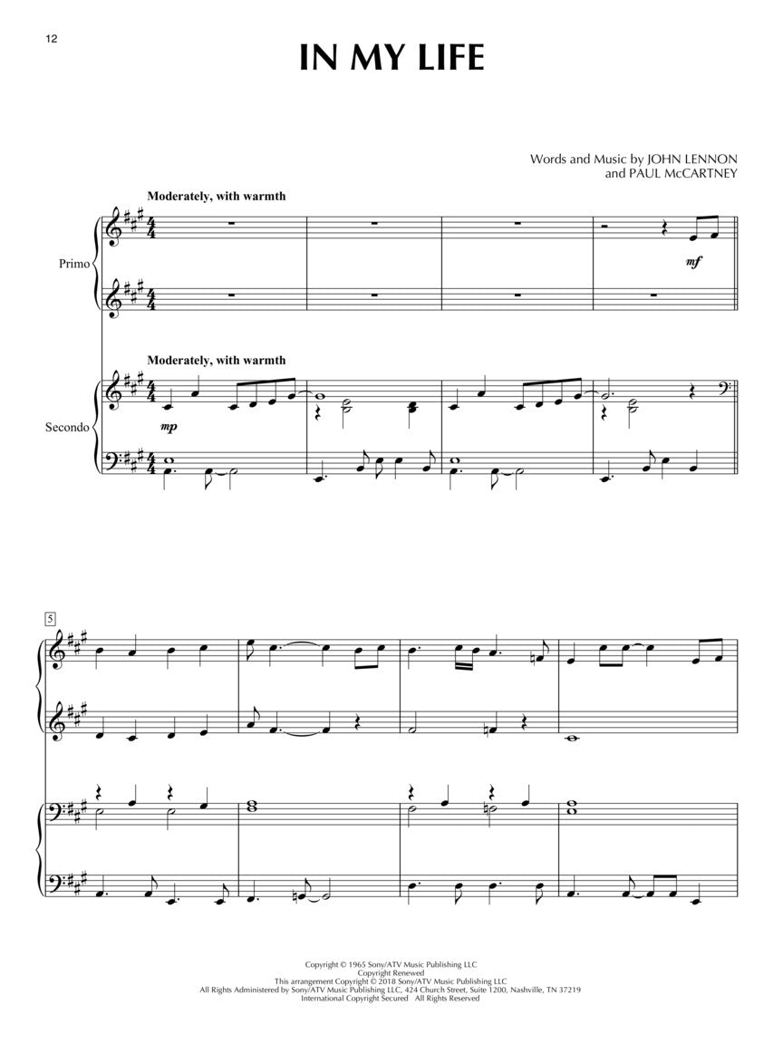 The Beatles for Piano Duet (Intermediate)
