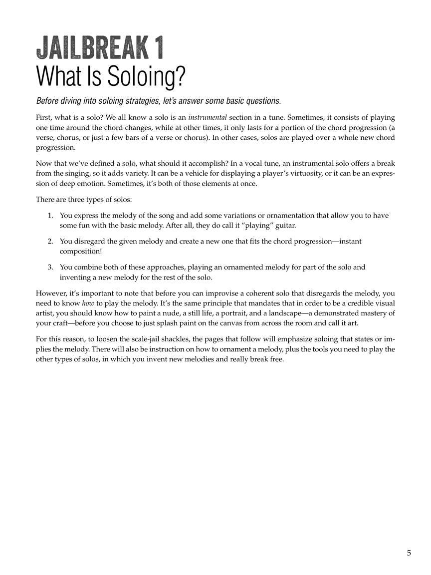 Getting Out of Scale-Jail for Guitar